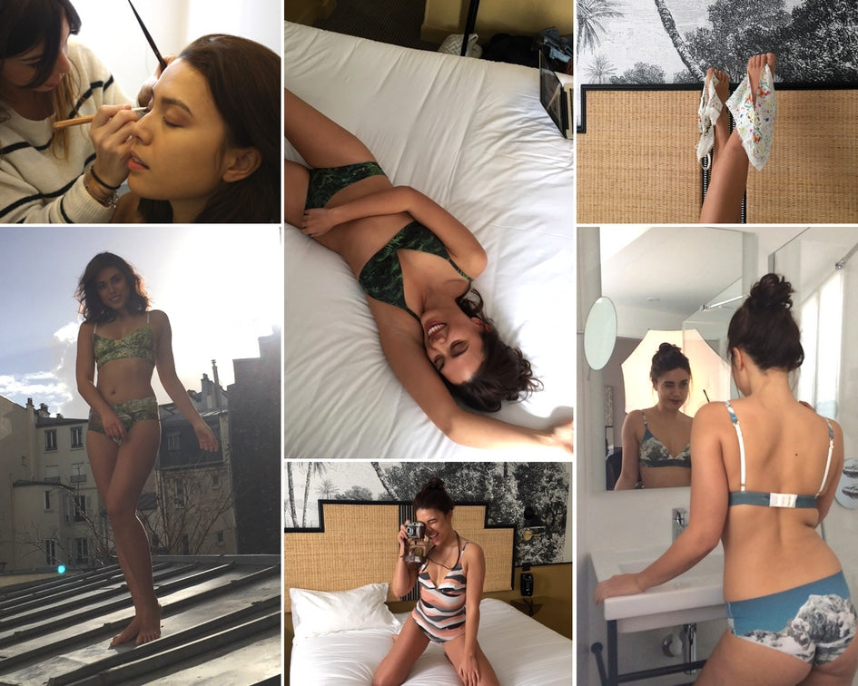 Les coulisses du shooting collection automne/hiver 2018