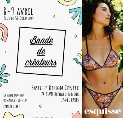 POP-UP Esquisse à Paris le 8 et 9 avril 2023