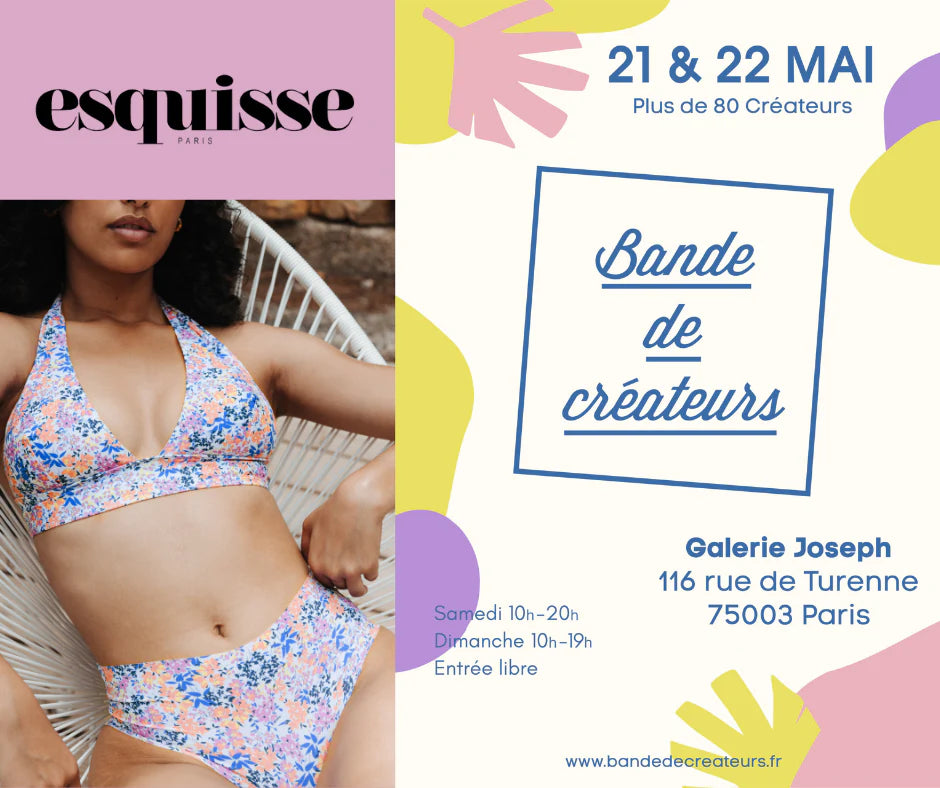 ESQUISSE EN POP UP A PARIS le 21 & 22 mai