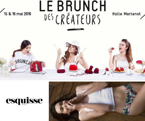 ESQUISSE au BRUNCH DES CREATEURS à Rennes 15 & 16 mai 2016