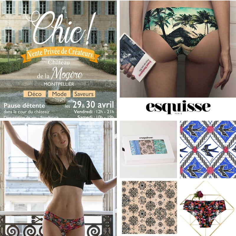 ESQUISSE à la vente privée CHIC! à Montpellier 29 & 30 avril 2016