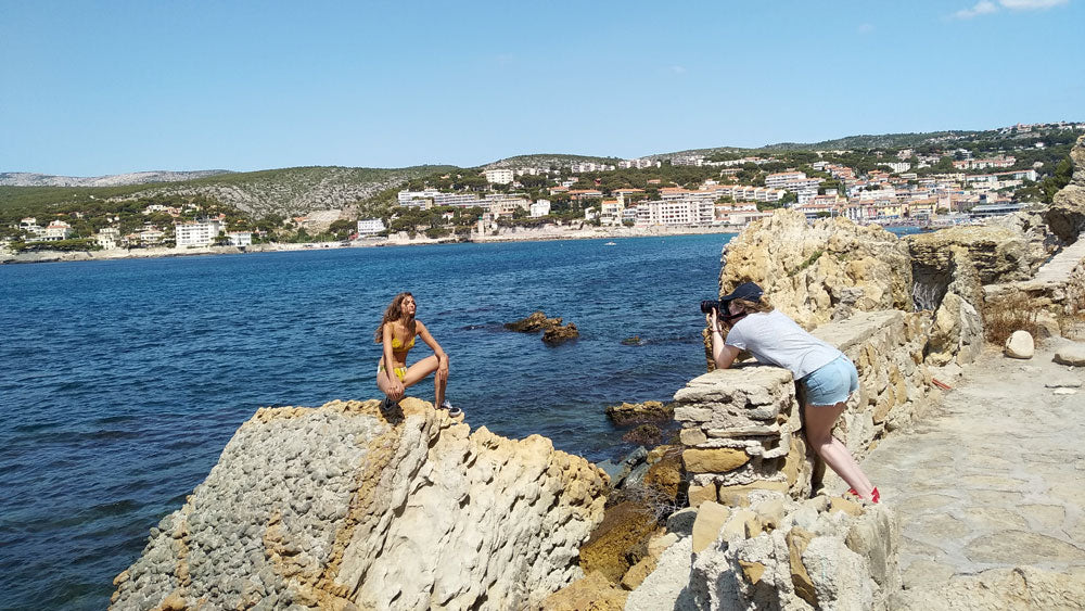 Shooting lingerie et bain 2020 : Cassis et ses calanques