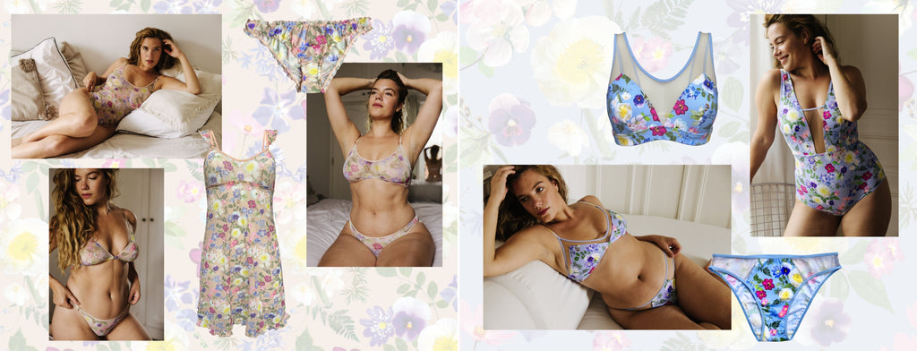 Lingerie fleurie : le bouquet Esquisse à porter au quotidien