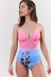 Esquisse lingerie Body Cactus Sunset