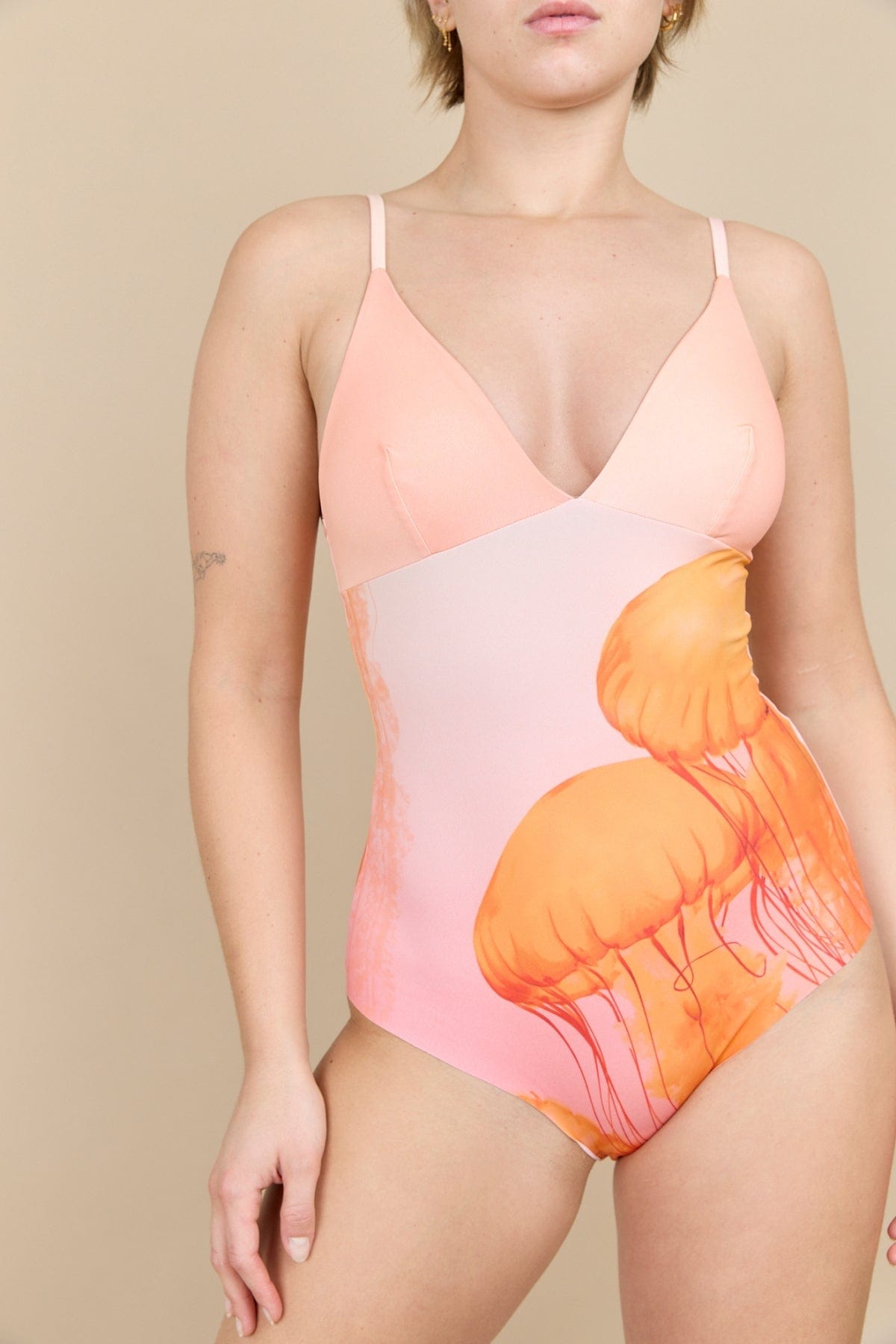 Esquisse lingerie Body Méduse