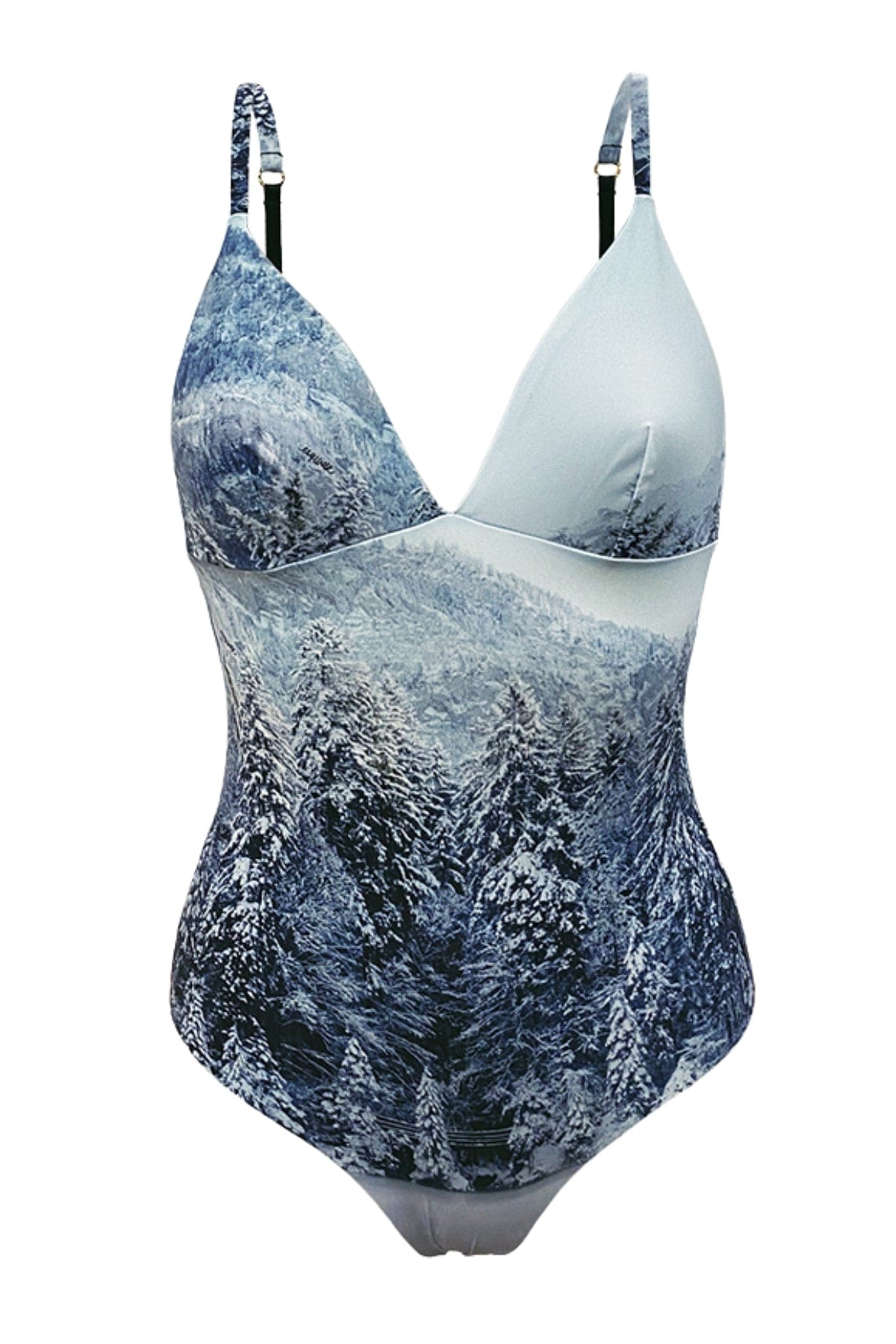 Esquisse lingerie Body Sapins Bleus