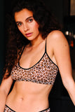 Esquisse lingerie Brassière tulle Léopard