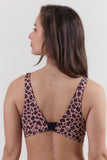 Esquisse lingerie Cache coeur dentelle Léopard Mocha
