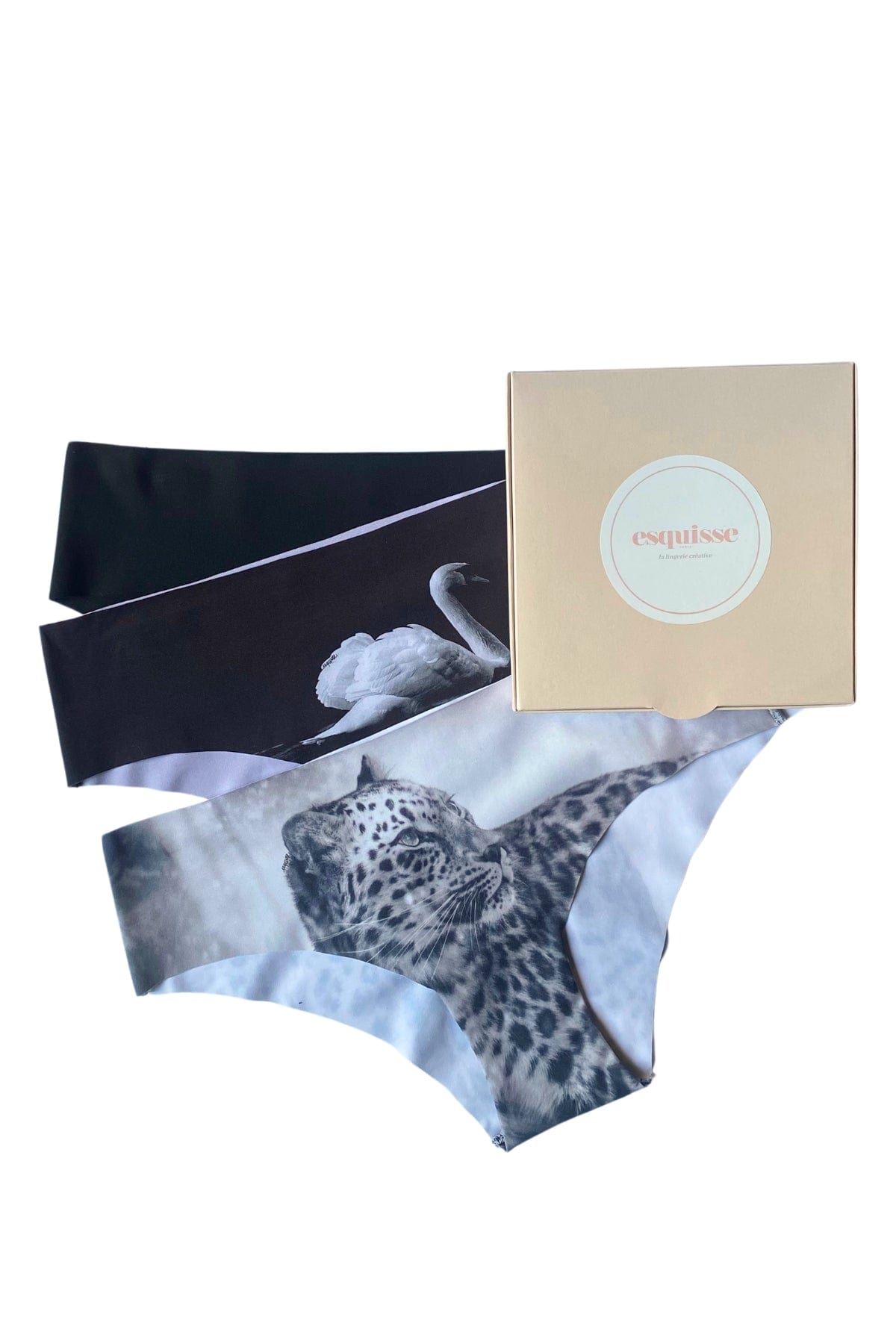 Esquisse lingerie Coffret 3 Culottes Cygne & Leo