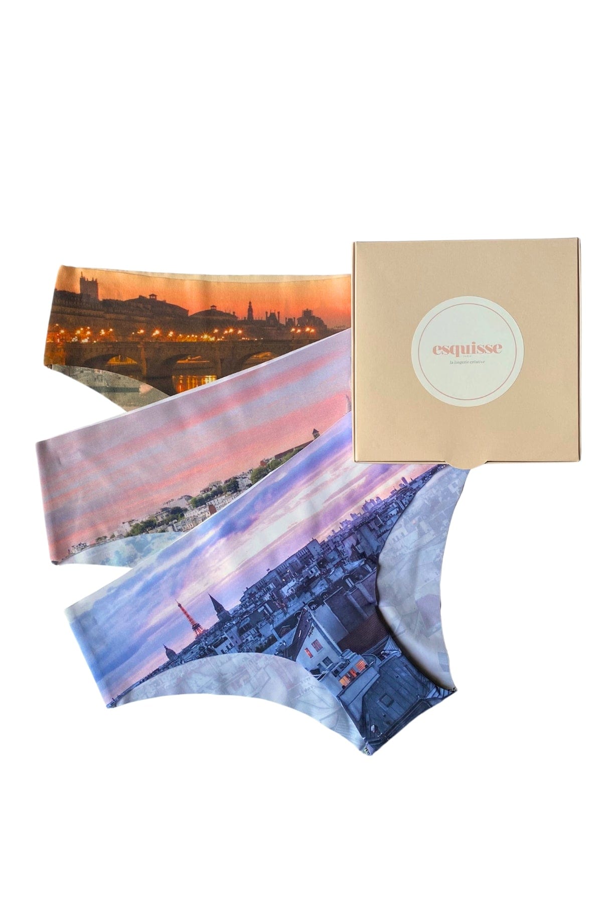 Esquisse lingerie Coffret 3 Culottes Paris