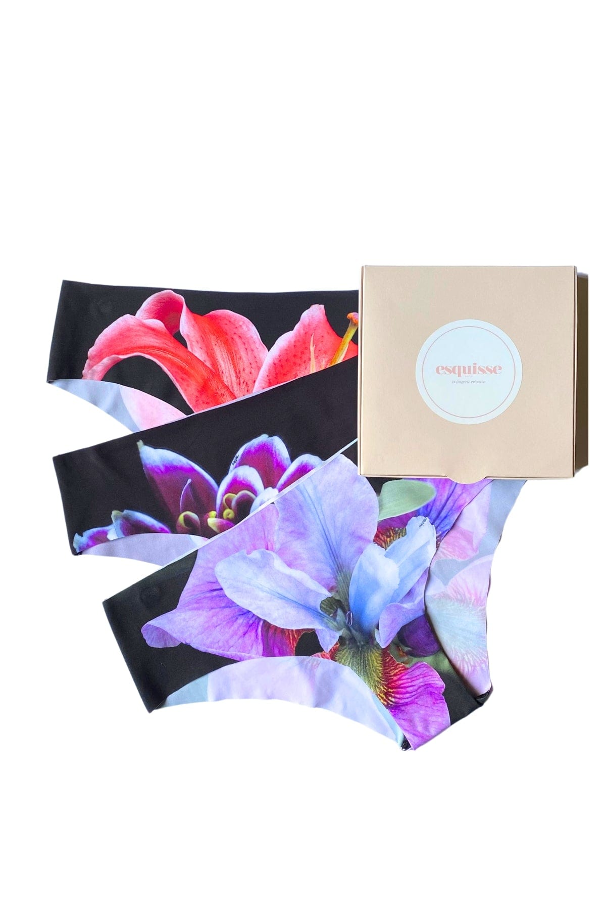 Esquisse lingerie Coffret 3 Culottes Senteur