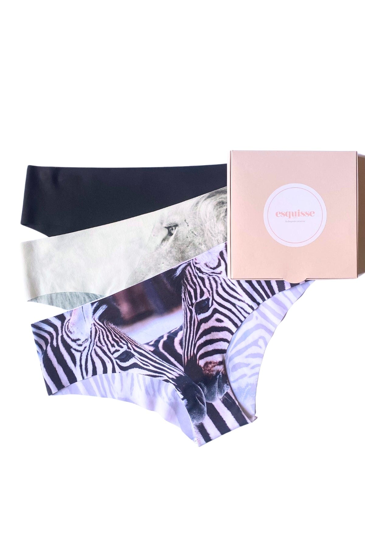 Esquisse lingerie Coffret 3 Culottes Terre Sauvage