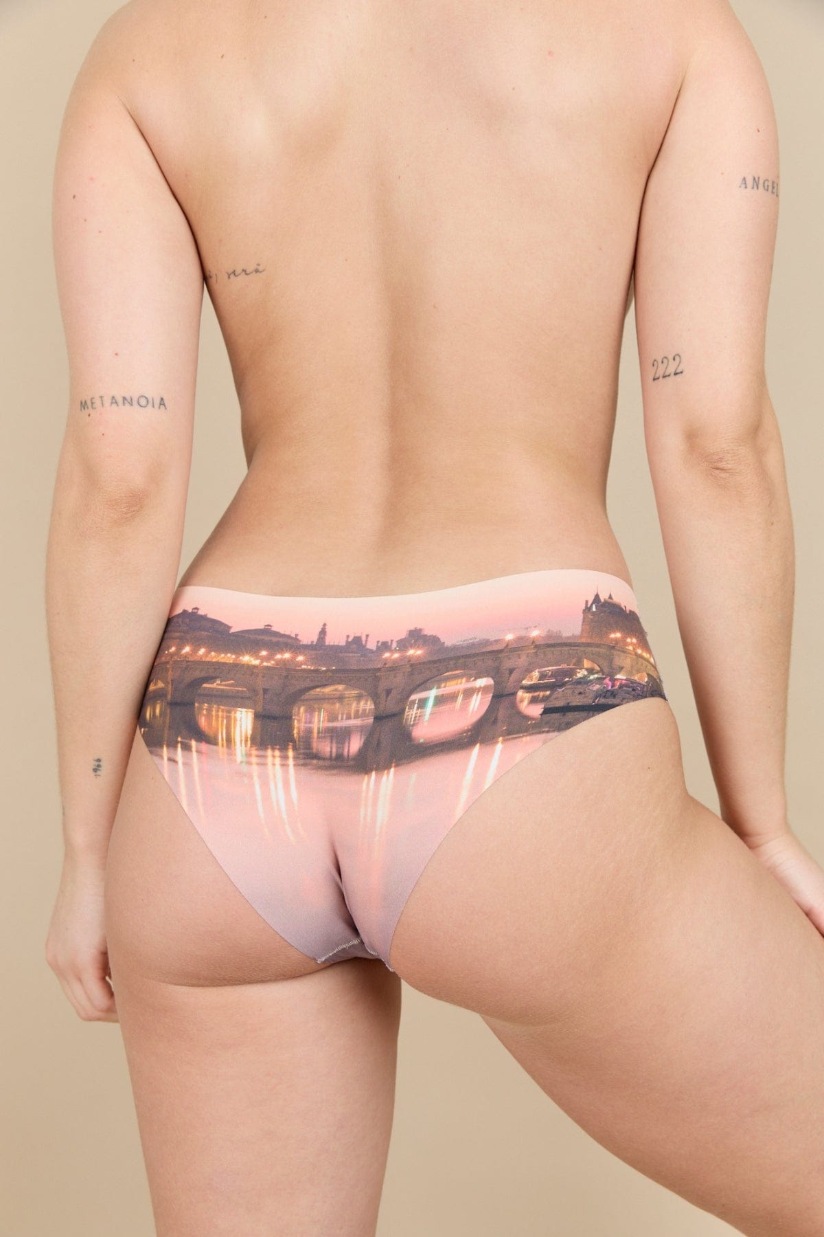 Esquisse lingerie Culotte Paris mon amour