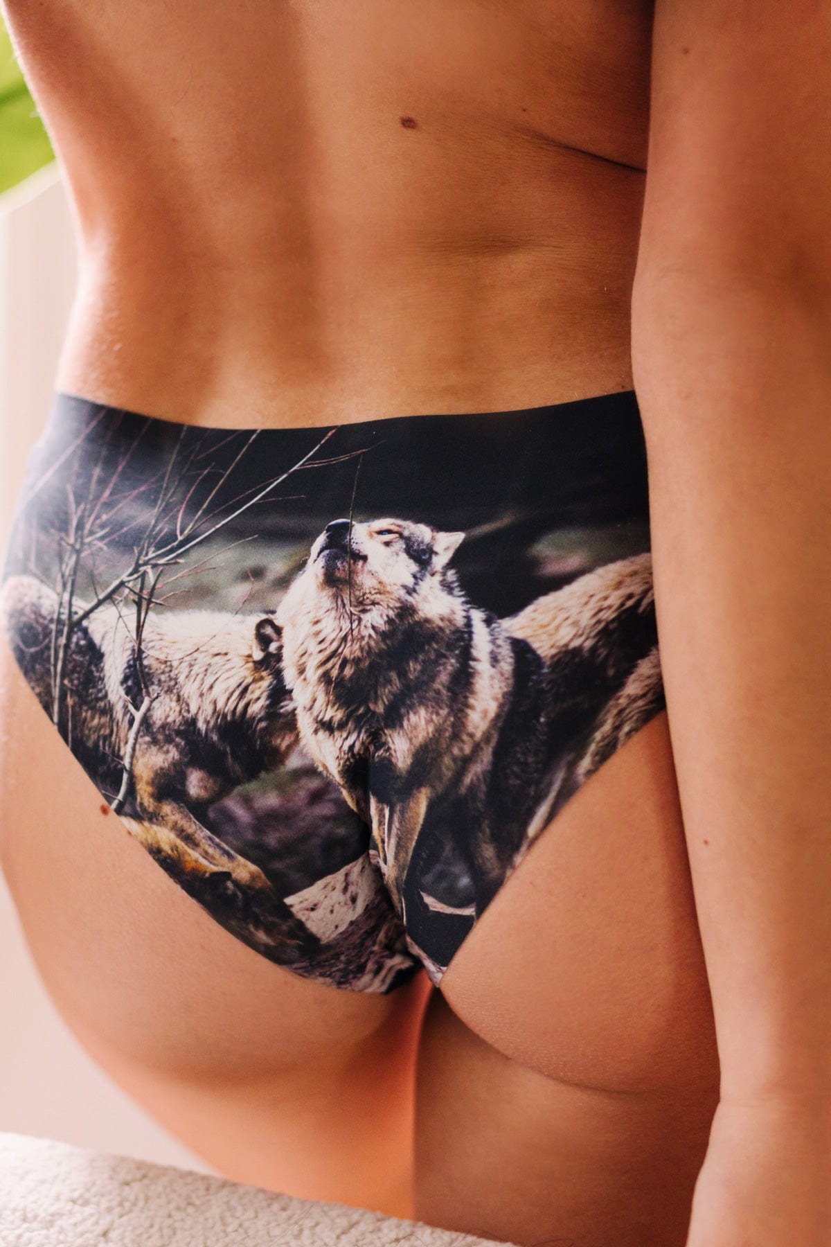 Esquisse lingerie Culotte Meute de loups