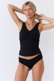 Free Bra Top Noir Pearl