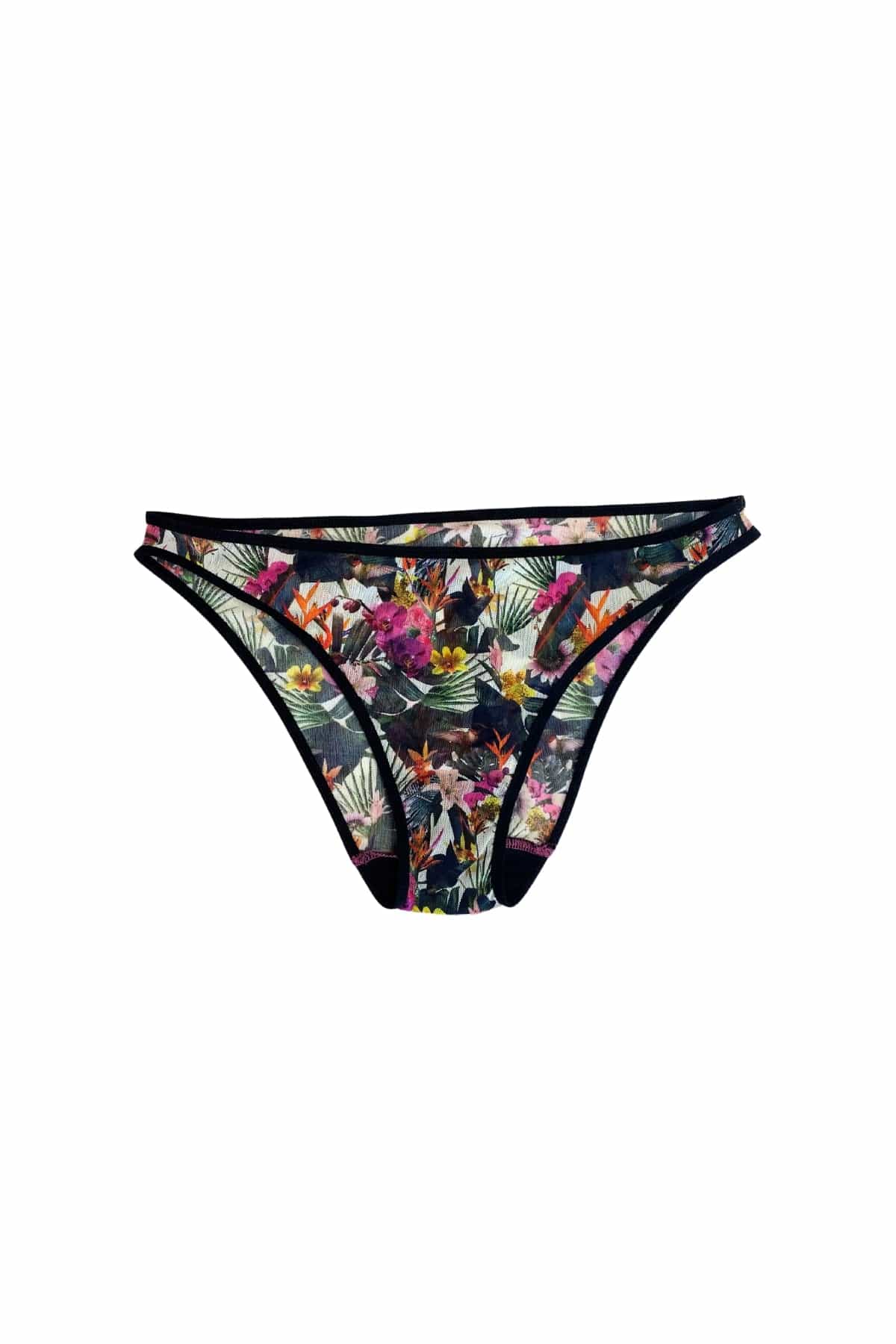 Esquisse lingerie Culotte tulle Tropical
