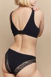 Esquisse lingerie Soutien gorge cache-coeur dentelle noir Pearl