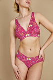 Esquisse lingerie Soutien-gorge cache-cœur - Fleurette orchidée