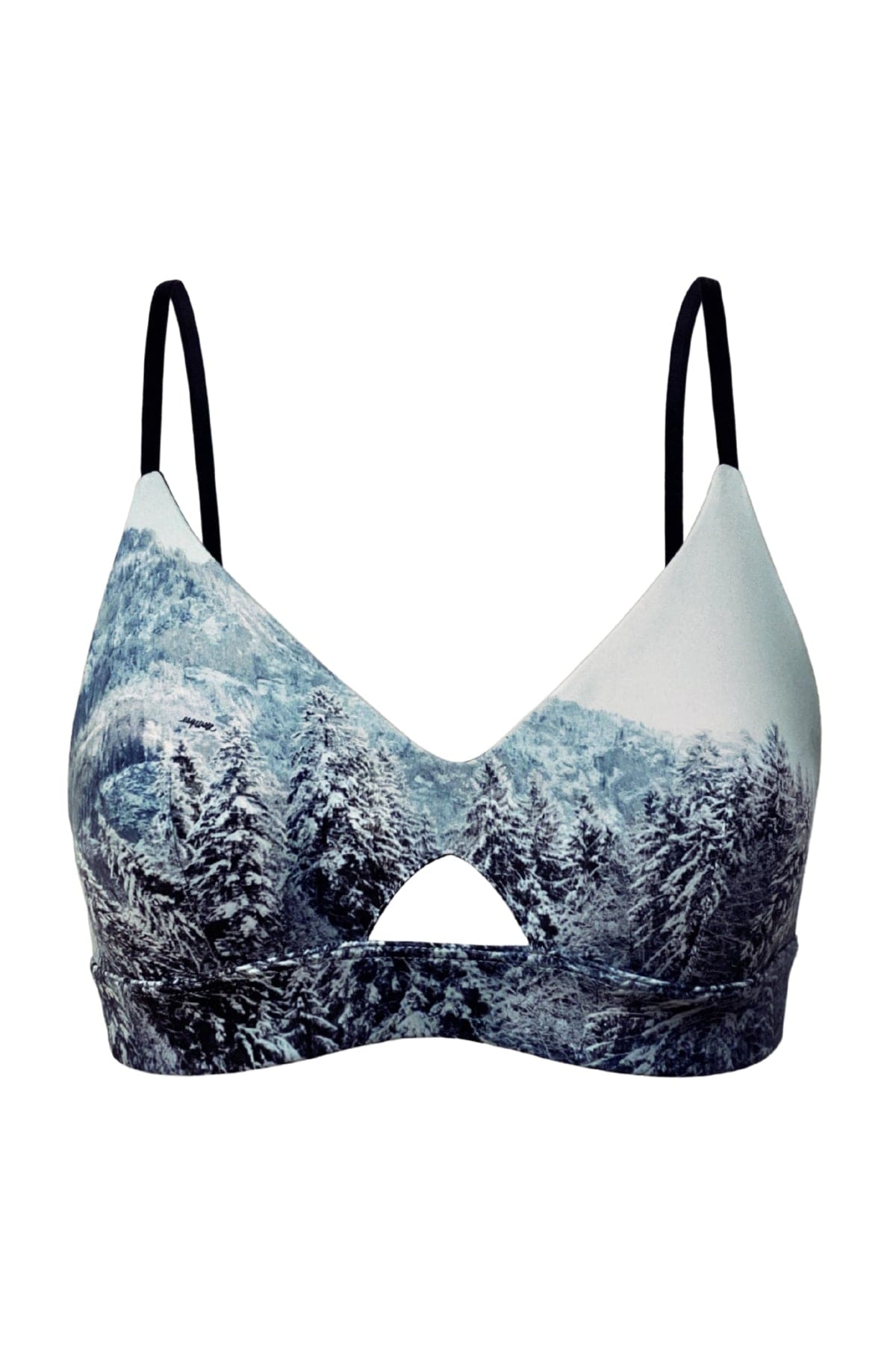 Esquisse lingerie Triangle Découpe Sapins Bleus