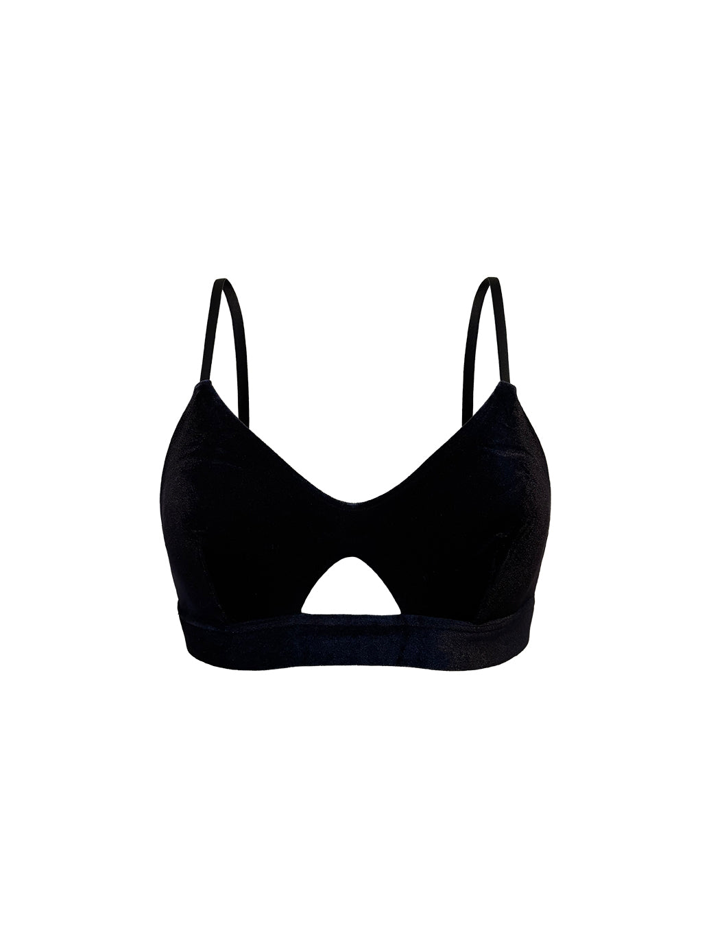 Triangle découpe Noir Pearl Esquisse lingerie