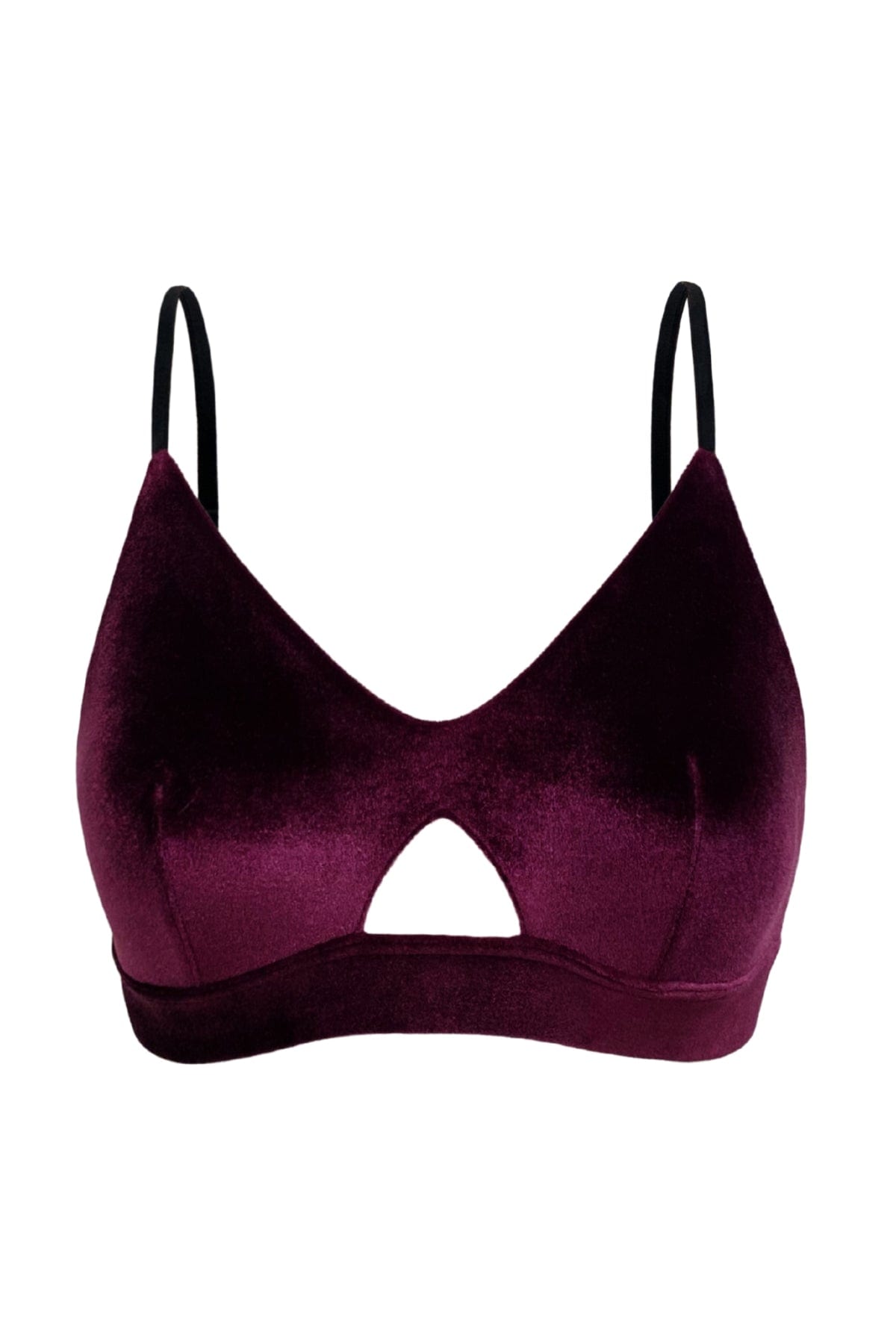 Esquisse lingerie Triangle Découpe Velours
