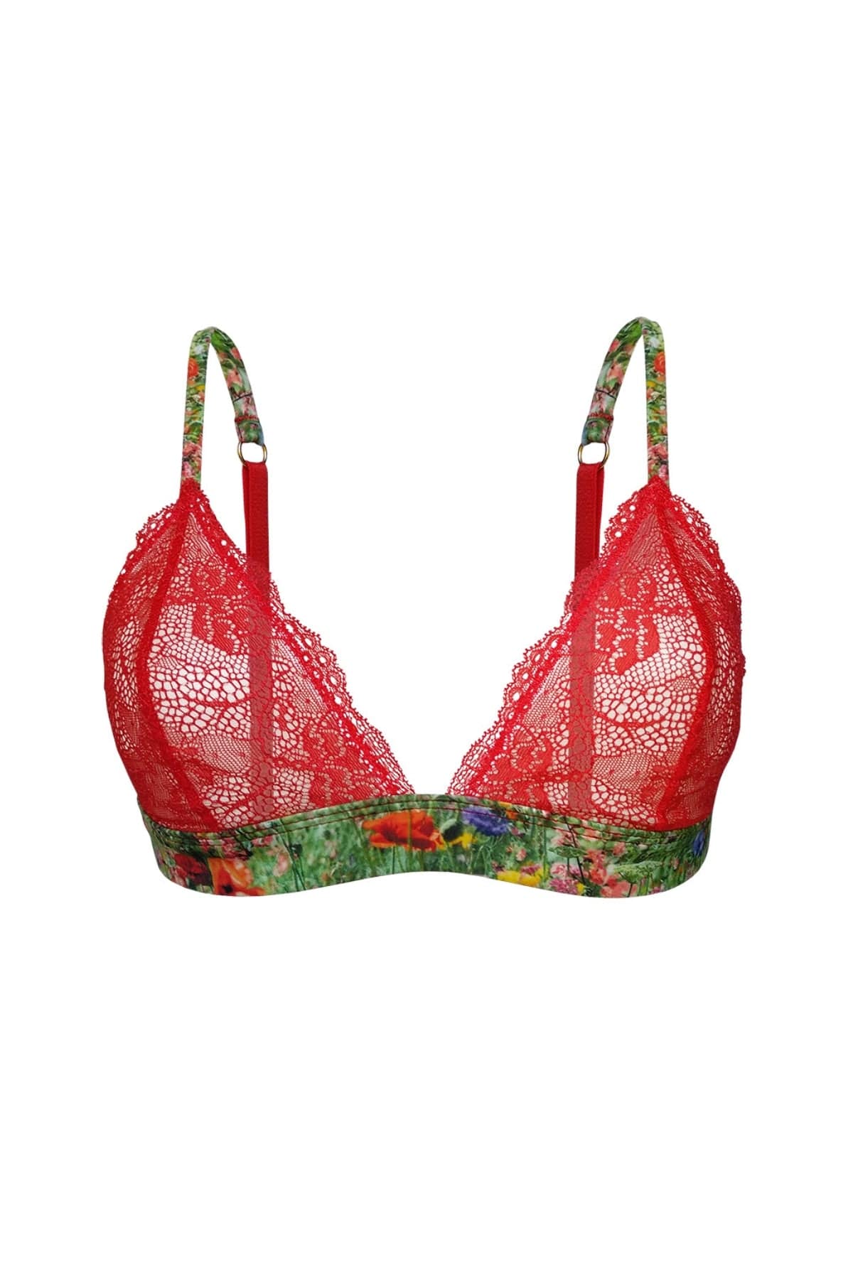 Esquisse lingerie Triangle dentelle Prairie