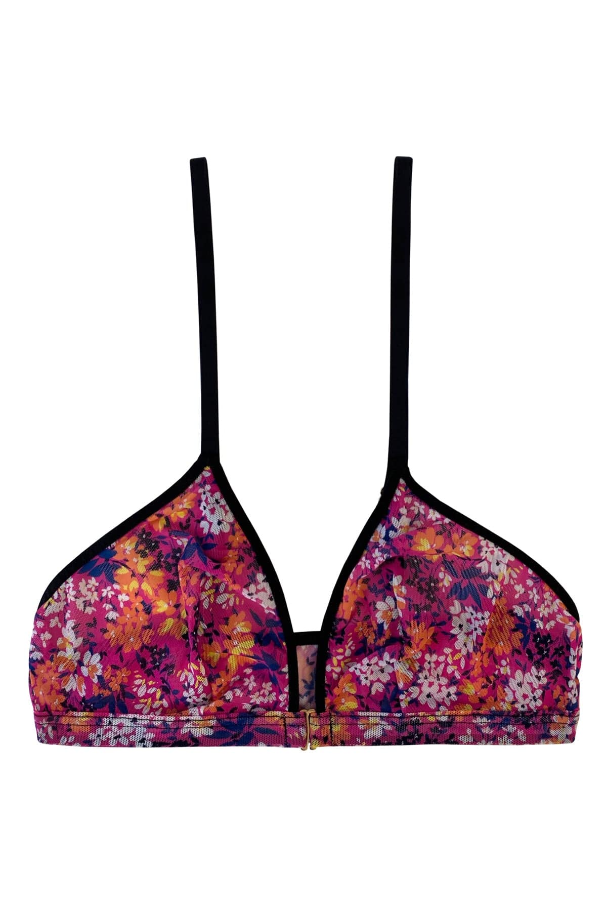 Esquisse lingerie Triangle tulle Gardénia Hot Pink