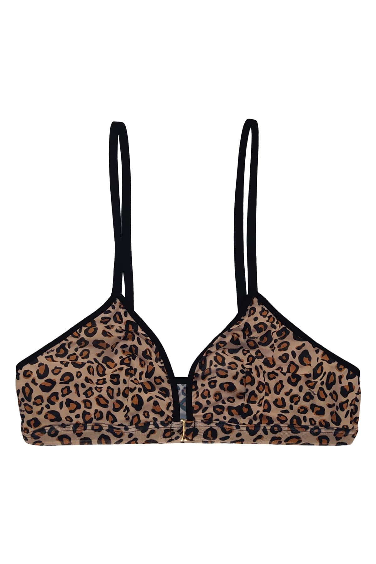 Esquisse lingerie Triangle tulle Léopard