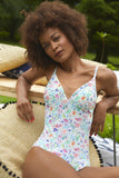 Mille fleurs printed bodysuit