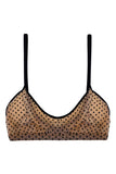 Esquisse lingerie Brassière tulle Pois noirs