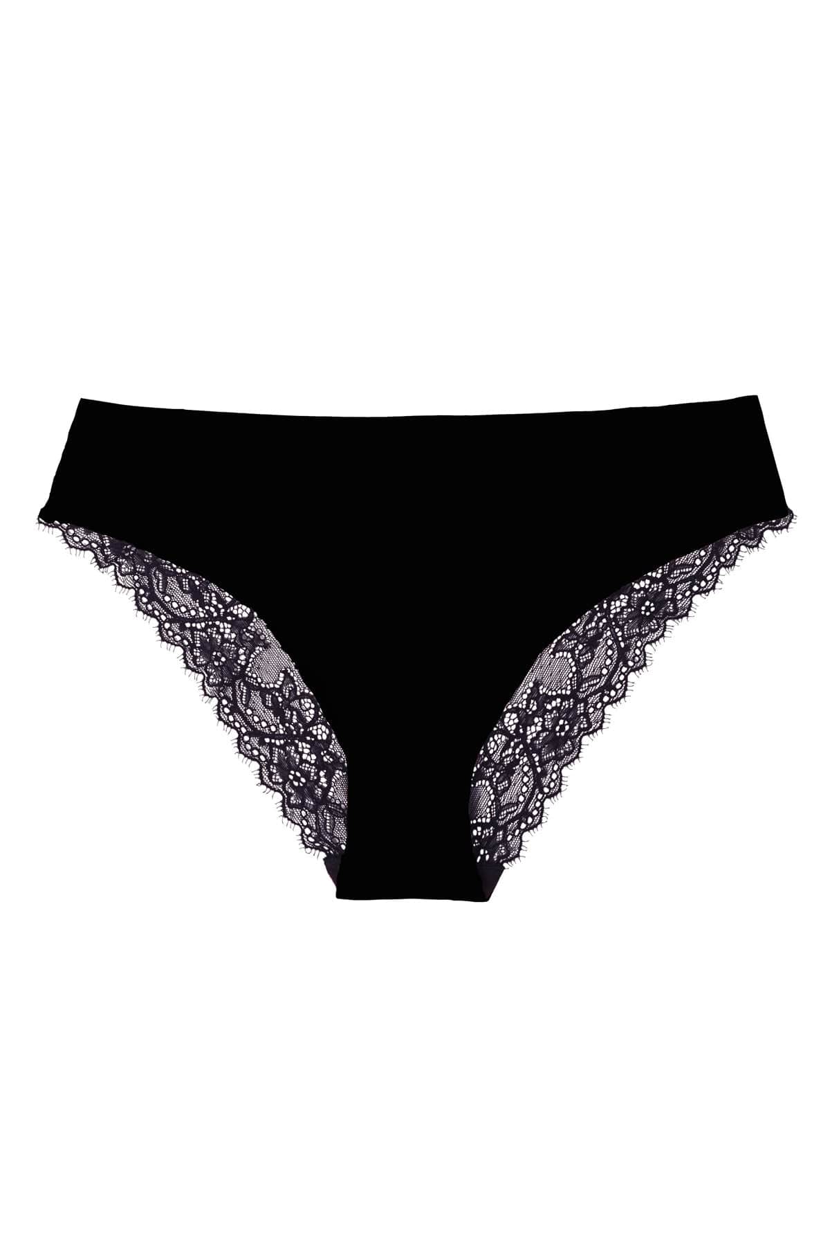 Esquisse lingerie Culotte dentelle noire Pearl