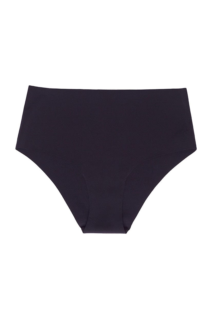Esquisse lingerie Culotte haute bain noir uni Angèle