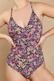 Esquisse lingerie Maillot une pièce lacé Gardénia Fushia