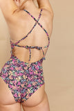 Esquisse lingerie Maillot une pièce lacé Gardénia Fushia