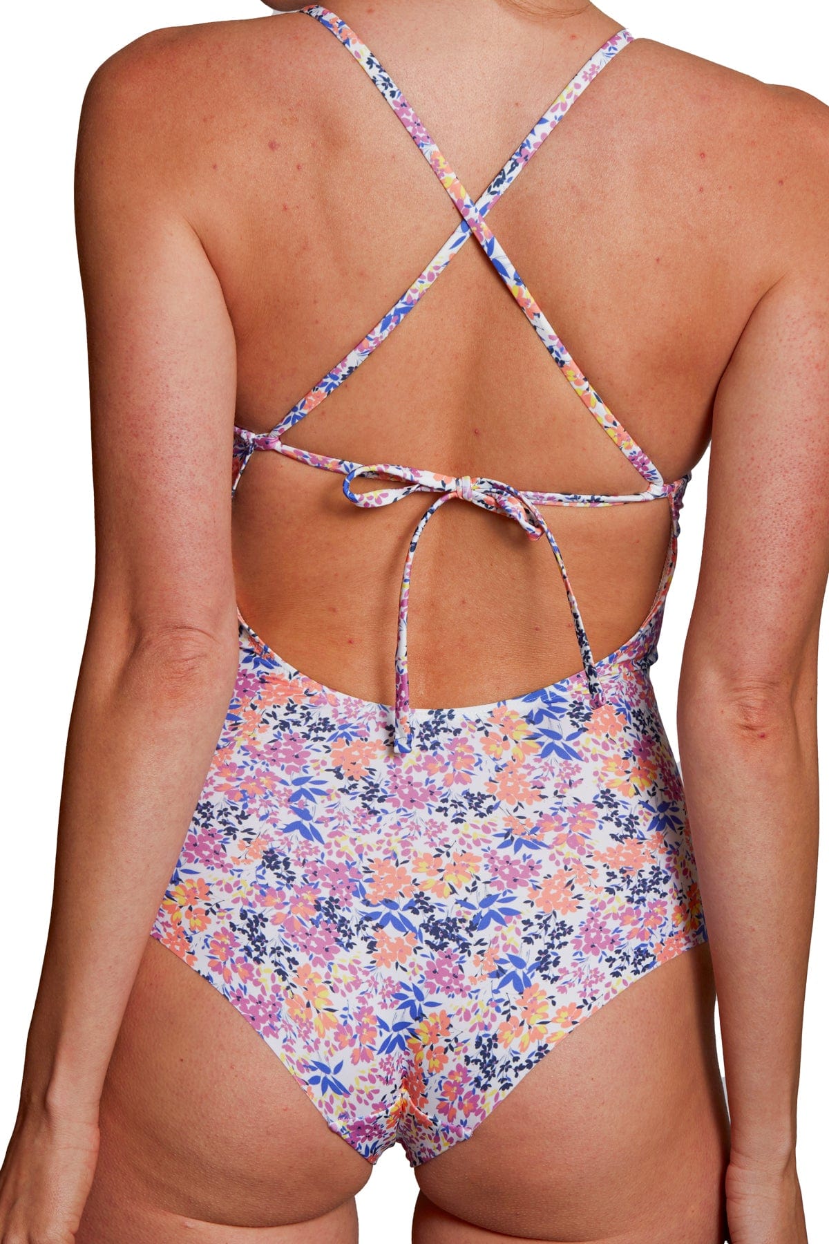 Esquisse lingerie Maillot une pièce lacé Gardénia Rose Indien