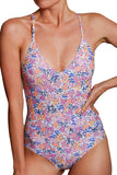 Esquisse lingerie Maillot une pièce lacé Gardénia Rose Indien
