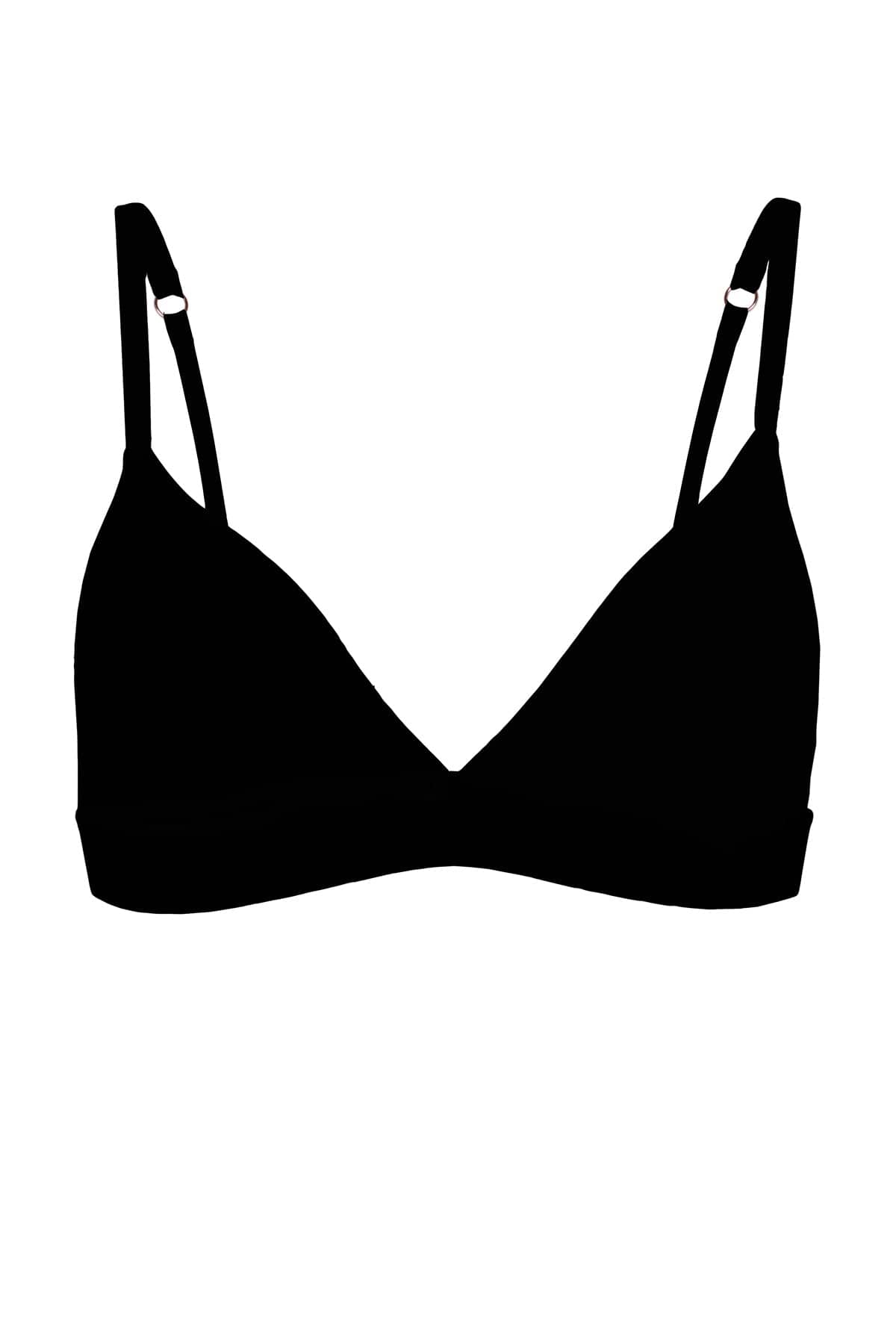 Esquisse lingerie Triangle noir Pearl