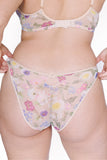 Eclosion Skin Printed Mesh Panty