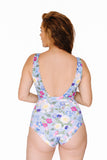 Eclosion Blue Printed Bodysuit