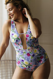 Eclosion Blue Printed Bodysuit