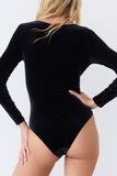 Body Velours noir Esquisse lingerie