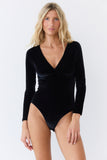 Body Velours noir Esquisse lingerie
