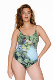 Jungle Lagoon Printed Ring Bodysuit