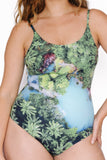 Jungle Lagoon Printed Ring Bodysuit
