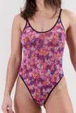Esquisse lingerie Body tulle Gardénia Hot Pink