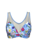 Eclosion Blue Printed Bralette