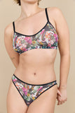 Esquisse lingerie Brassière tulle Tropical