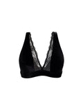 Cache coeur dentelle Velours noir Esquisse lingerie