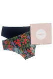 Esquisse lingerie Coffret 2 culottes Arboretum