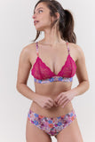 Esquisse lingerie Culotte dos dentelle Hippy Flower